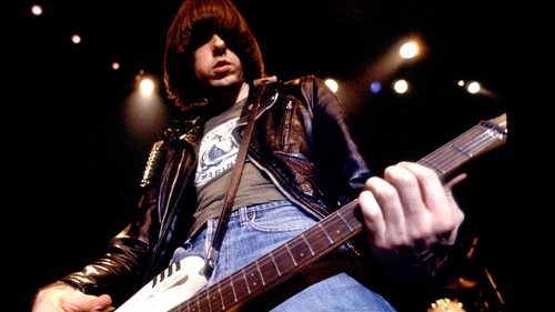 Johnny Ramone on stage