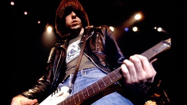 Johnny Ramone on stage