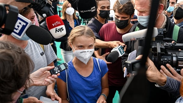 Greta Thunberg accused governments of 'shamelessly congratulating themselves' for insufficient pledges to cut emissions
