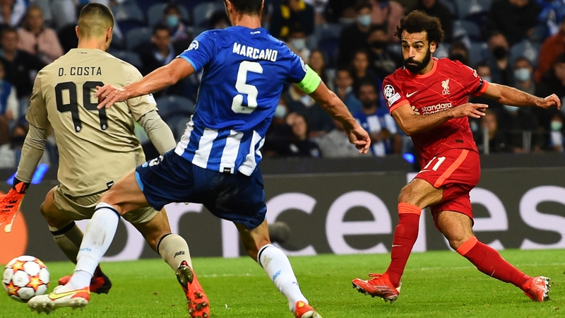 Mohamed Salah netted in each half