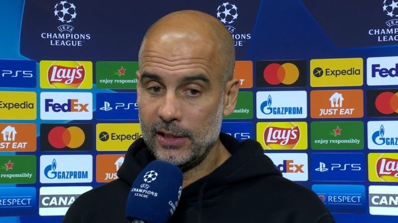 Pep Guardiola's thoughts are turning towards Manchester United