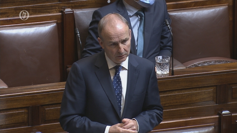 Micheál Martin in the Dáil