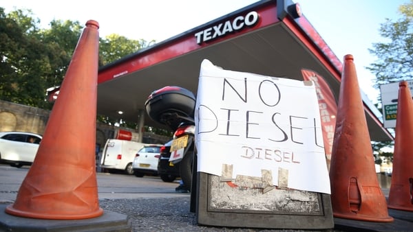 Many pumps are closed in London leaving motorists searching or queuing for hours to fill their tanks