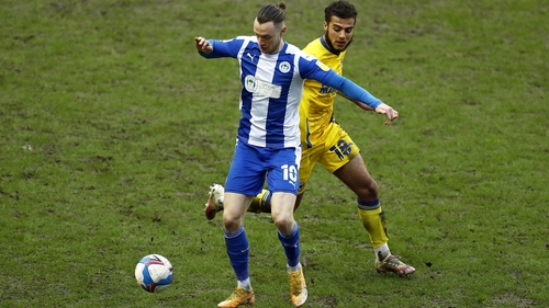 Will Keane in action for Wigan earlier this season