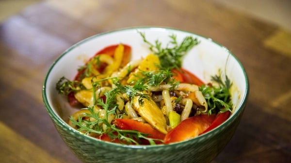 Quick and easy, and full of flavour, this chicken udon stir-fry will become a weekly staple.