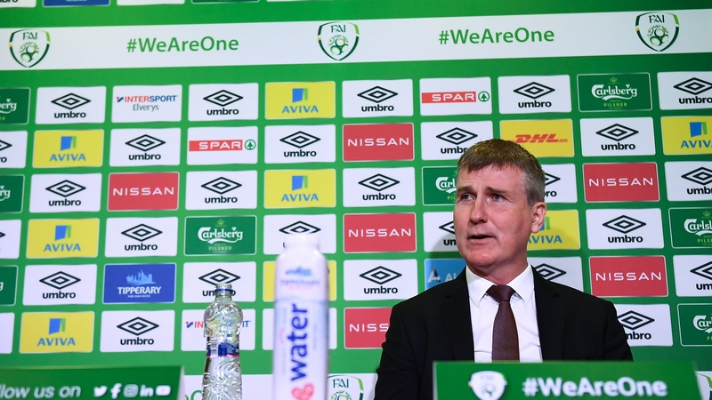 Stephen Kenny was speaking to the media in Dublin at Thursday's squad announcement
