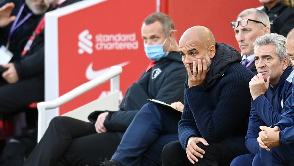 Manager Pep Guardiola said he was not aware of the incident at the time