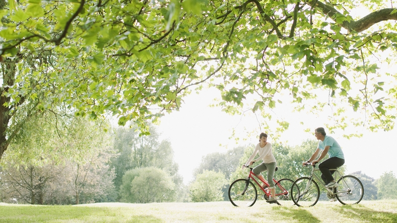 Spending time in green spaces is among the list of activities recommended to maintain good mental health