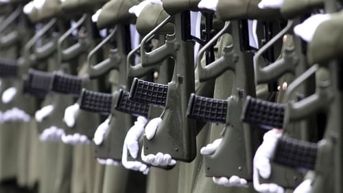 The soldier was taken to hospital following the incident yesterday afternoon but was discharged later that evening (file image)