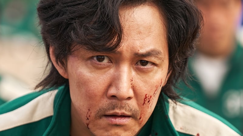 Lee Jung-jae as Gi-hun in Squid Game