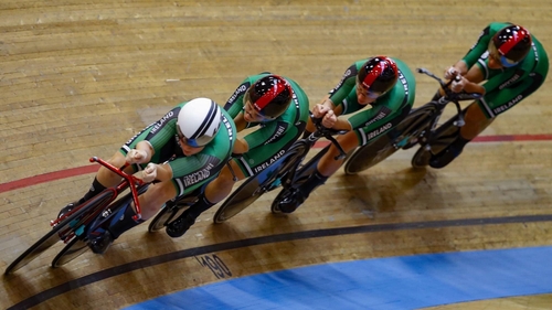 Emily Kay, Kelly Murphy, Alice Sharpe and Mia Griffin won European bronze last week