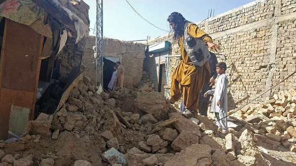Many of the victims died when roofs and walls collapsed