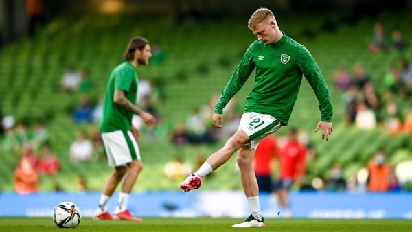 Liam Scales has been called up to Stephen Kenny's squad