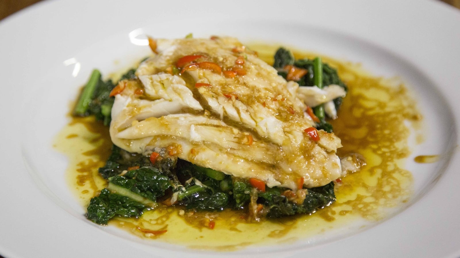 Martin Shanahan's aromatic steamed haddock: Today