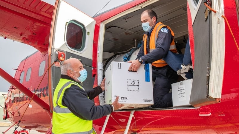The vaccines travelled 16,000km across four continents (Pic: UK Foreign Ministry)
