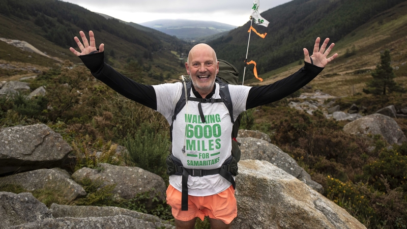 David Matthews is visiting all 201 Samaritans branches across the UK and Ireland