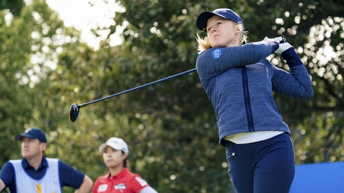 Stephanie Meadow has yet to finish her round