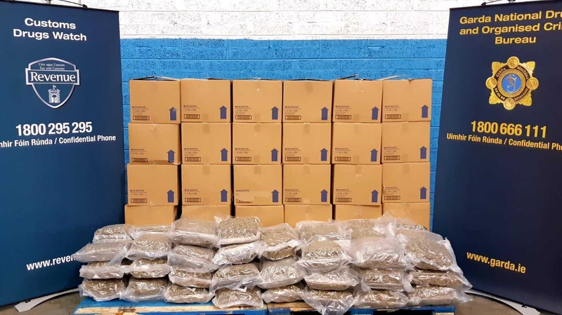 The drugs have an estimated street value of €1.18m