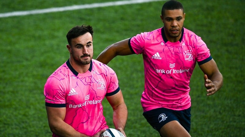 Ronan Kelleher (left) and Adam Byrne (right) will make their first Leinster appearances of the season