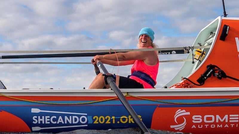 Karen Weekes hopes to become the first Irish woman to row across the Atlantic solo (pics: Andreas Riemenschneider)
