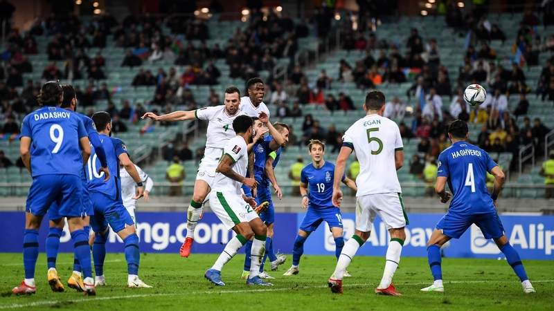 Chiedozie Ogbene opened his scoring account for Ireland against Azerbaijan