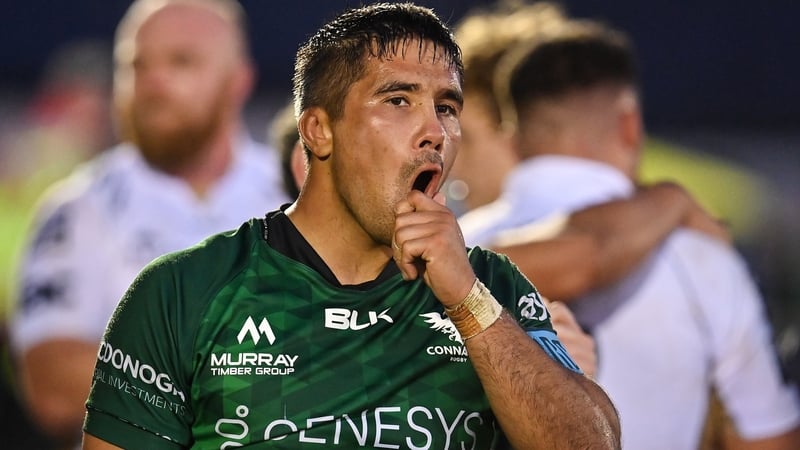 Dejected Connacht captain Jarrad Butler after the final whistle