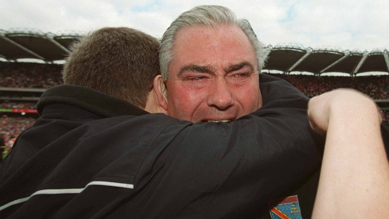Joe Kernan celebrates All-Ireland success in 2002