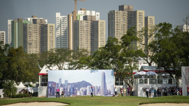 A view of the course in Fanling