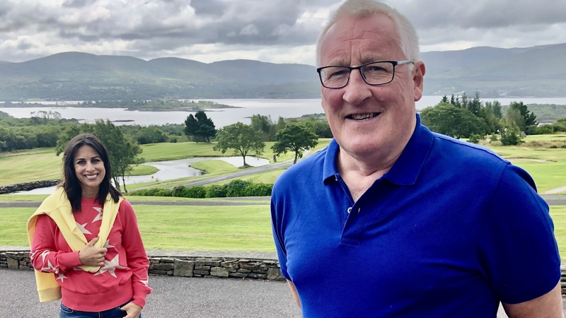 Lucy Kennedy and Pat Spillane