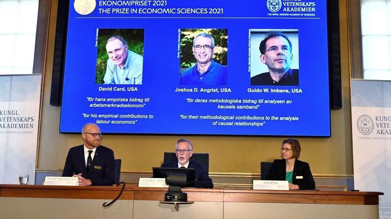 The announcement was made by members of the Nobel committee today