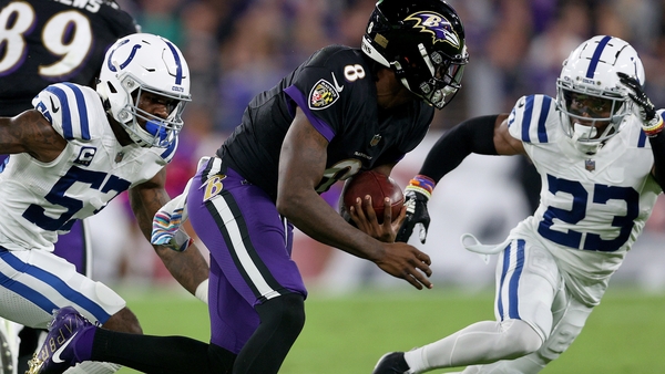 Lamar Jackson threw for a career-high 442 yards