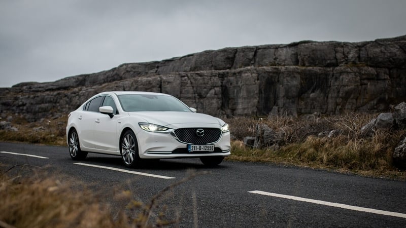 Mazda's 6 executive saloon.