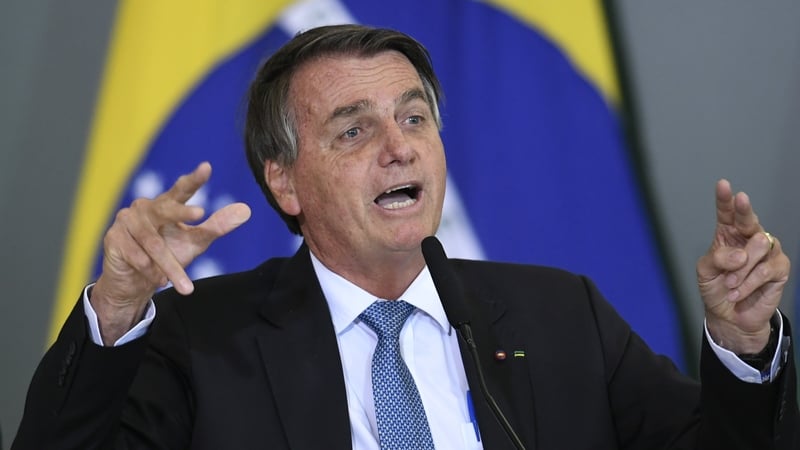Jair Bolsonaro says he 'already has the highest immunisation' (file image)