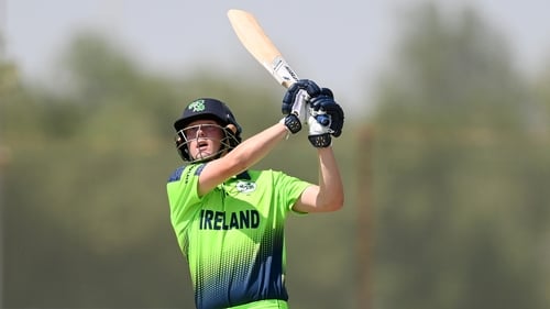 Gareth Delany batting against Bangladesh