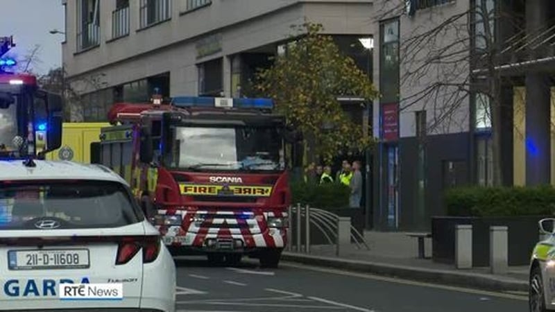 The fire broke out at Belgard Square