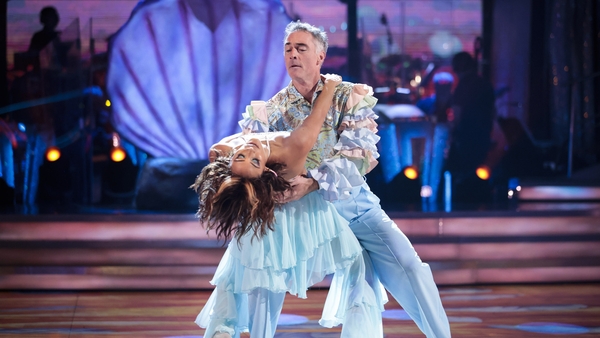 Greg Wise and professional dance partner Karen Hauer