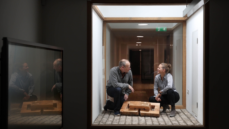 Ulrike Gasser, Director of the Goethe Institut and Gerard Byrne, Professor of Film at Städelschule