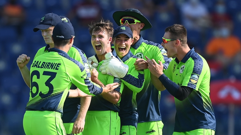 Curtis Campher joins illustrious company as one of three bowlers to take four wickets in four balls