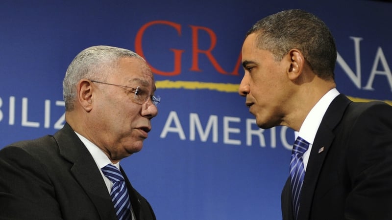 Colin Powell broke with the Republican Party to endorse Barack Obama