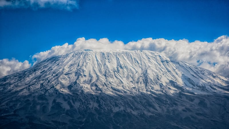 Tanzania's Kilimanjaro is one of three of Africa's tropical ice fields at risk