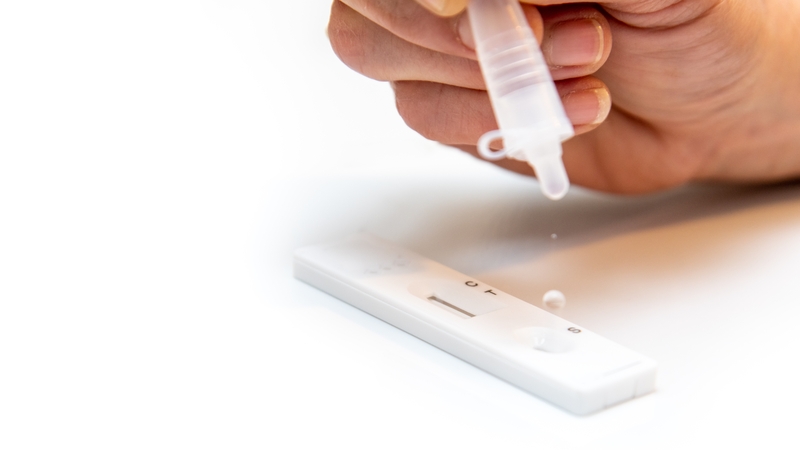 'The flow test detects a target molecule in the sample, an antigen in the case of Covid-19 and a hormone in the case of a pregnancy test.'