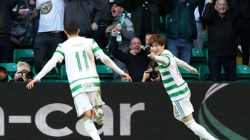 Kyogo Furuhashi set Celtic on their way after 57 minutes