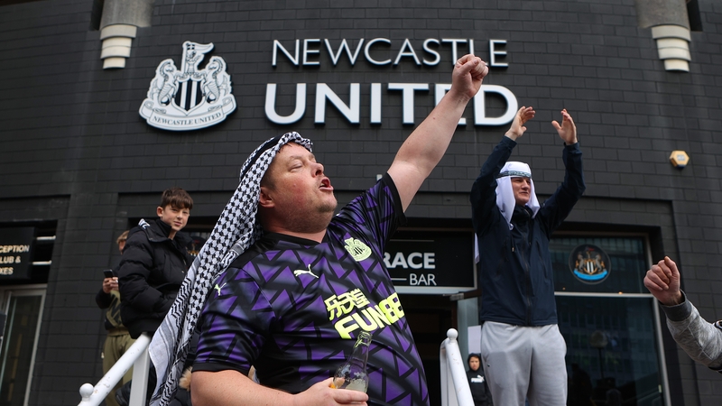 Newcastle United fans welcomed their new owners from Saudi Arabia