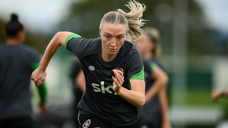 Louise Quinn is in line to win her 88th international cap against Sweden this evening