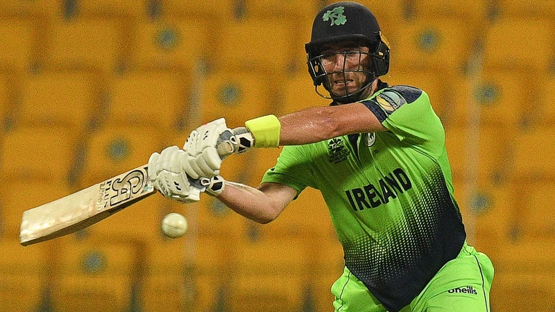 Andy Balbirnie in action against Sri Lanka