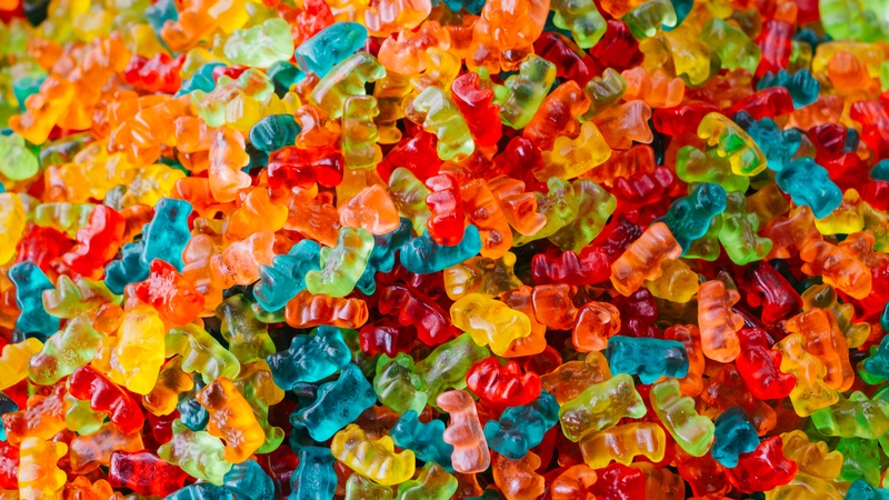 The sweets are packaged to look like Haribo jellies, but carry the name Caribo