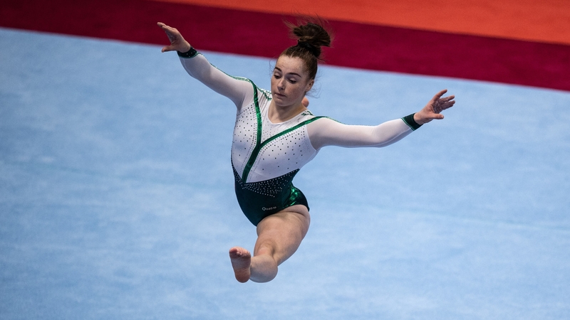 Emma Slevin scored 11.266 for her floor routine