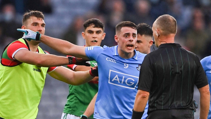 Howard during the tense closing stages of this year's semi-final defeat to Mayo