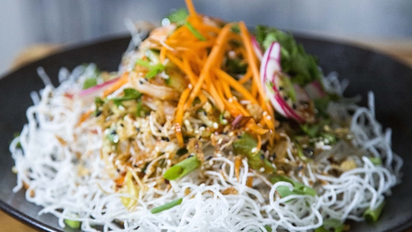 Jeeny's crispy rice noodle salad recipe.