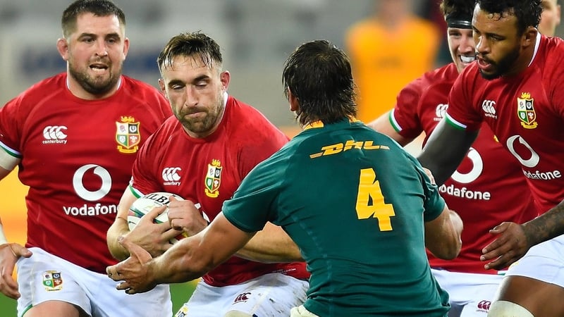 Jack Conan in Lions action during the summer